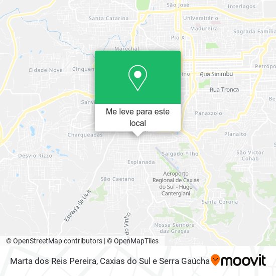 Marta dos Reis Pereira mapa