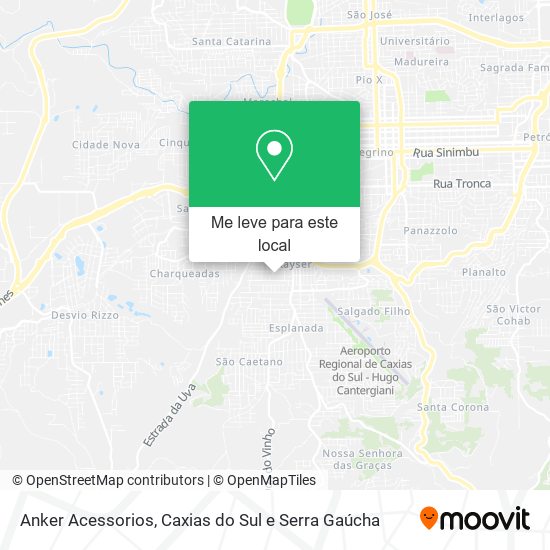Anker Acessorios mapa