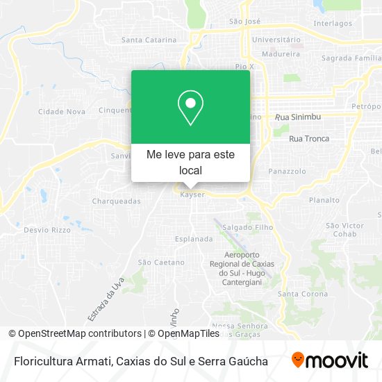 Floricultura Armati mapa