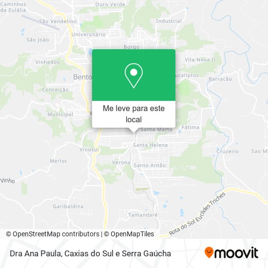 Dra Ana Paula mapa