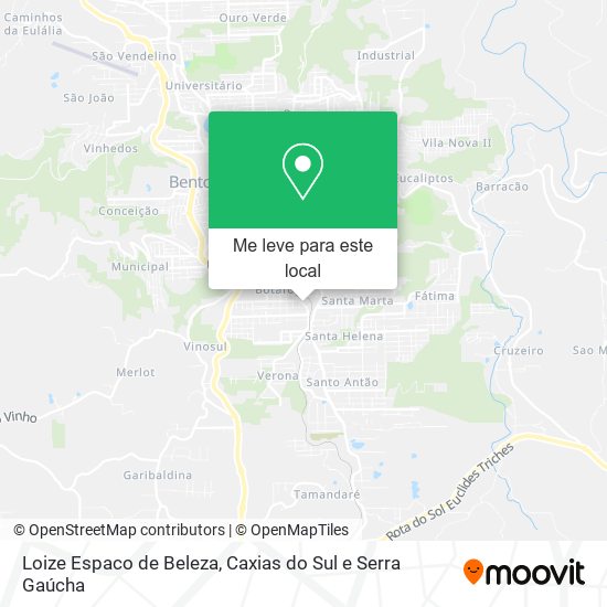 Loize Espaco de Beleza mapa