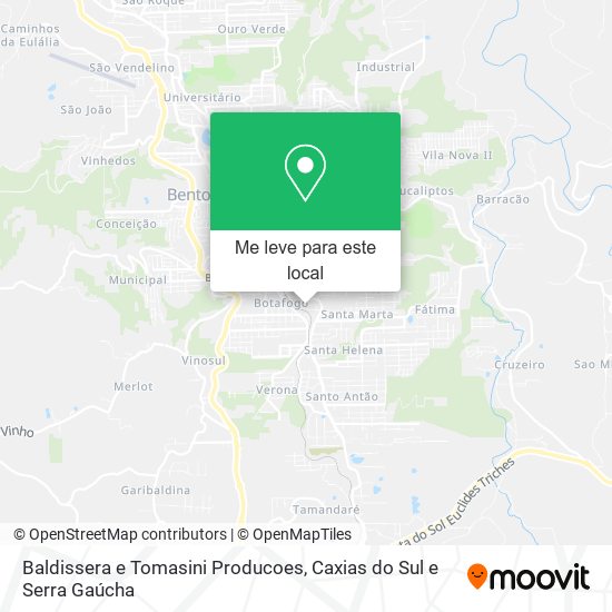 Baldissera e Tomasini Producoes mapa
