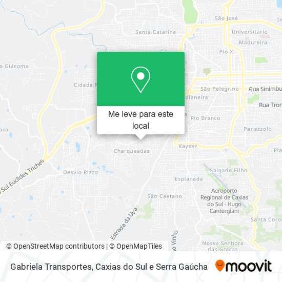 Gabriela Transportes mapa