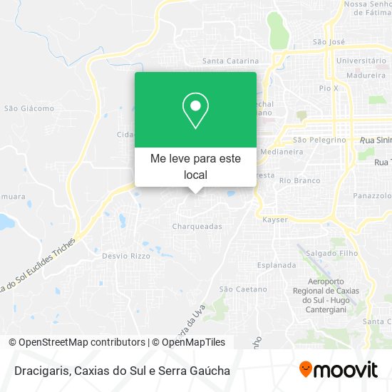Dracigaris mapa