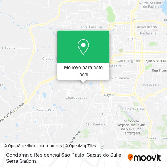 Condomnio Residencial Sao Paulo mapa