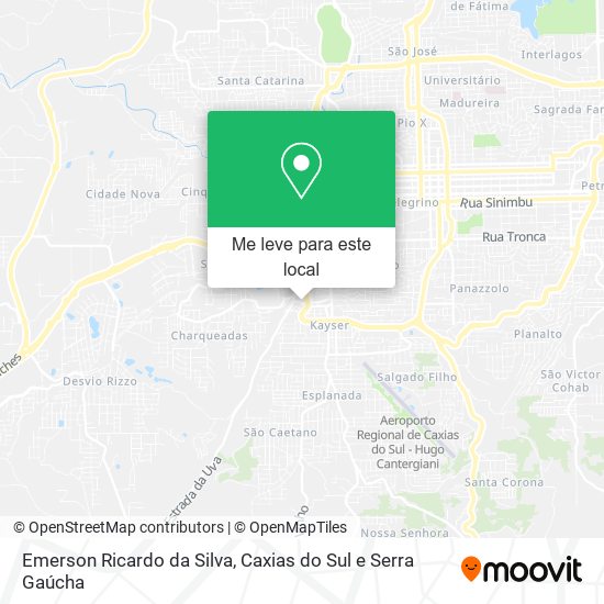 Emerson Ricardo da Silva mapa