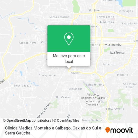 Clinica Medica Monteiro e Salbego mapa