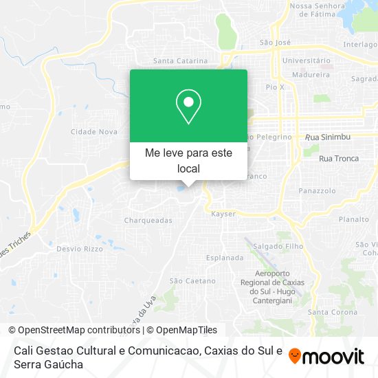 Cali Gestao Cultural e Comunicacao mapa