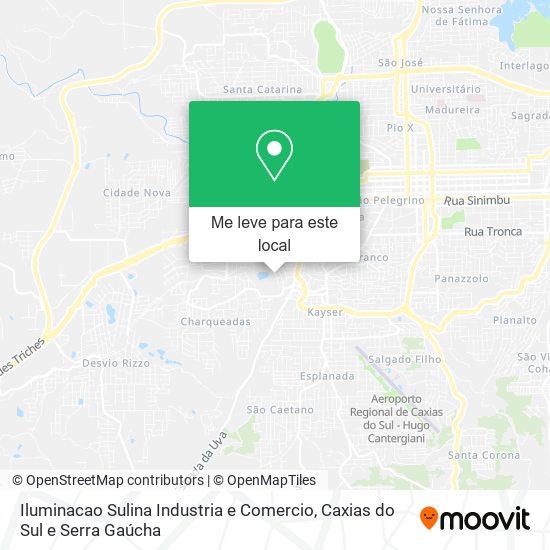 Iluminacao Sulina Industria e Comercio mapa