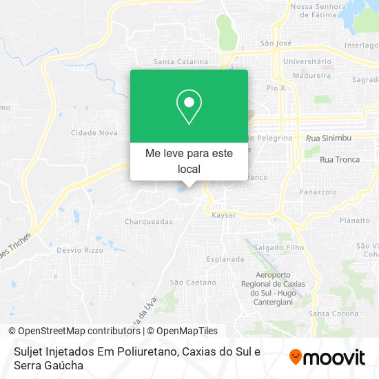 Suljet Injetados Em Poliuretano mapa