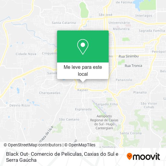 Black Out- Comercio de Peliculas mapa