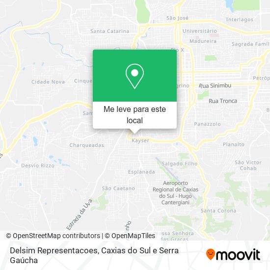 Delsim Representacoes mapa