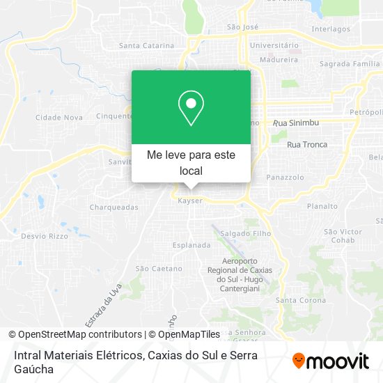 Intral Materiais Elétricos mapa