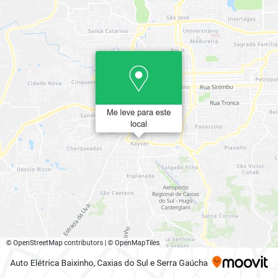 Auto Elétrica Baixinho mapa