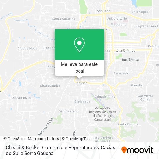 Chisini & Becker Comercio e Reprentacoes mapa