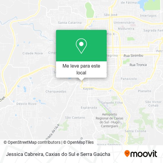 Jessica Cabreira mapa