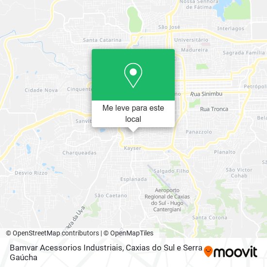 Bamvar Acessorios Industriais mapa