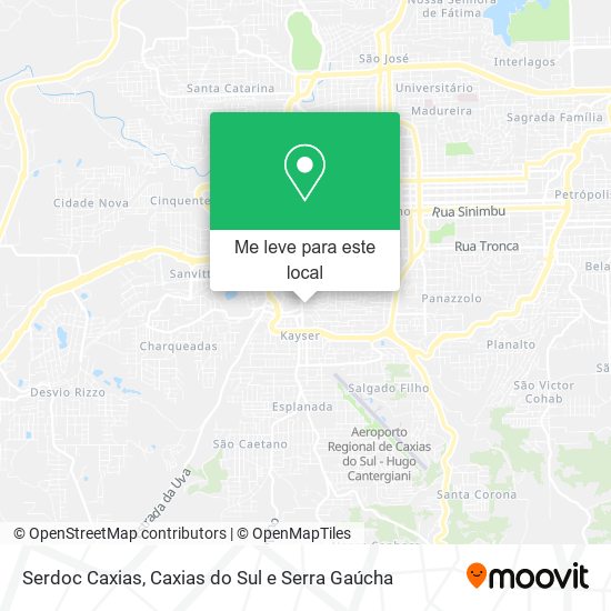 Serdoc Caxias mapa