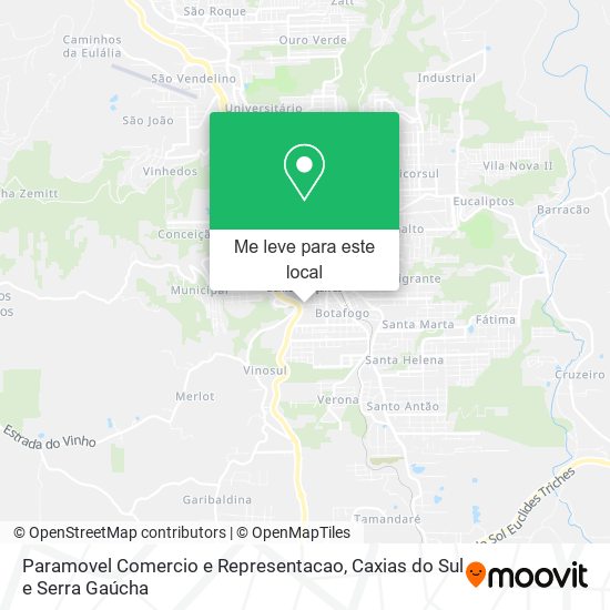 Paramovel Comercio e Representacao mapa