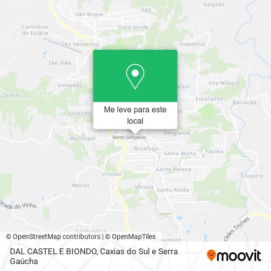 DAL CASTEL E BIONDO mapa