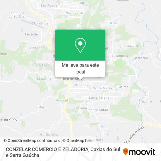 CONZELAR COMERCIO E ZELADORIA mapa