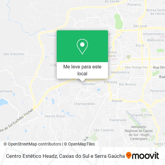 Centro Estético Headz mapa
