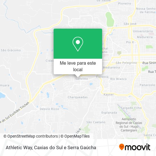 Athletic Way mapa