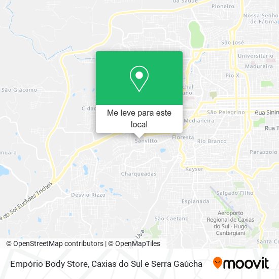 Empório Body Store mapa