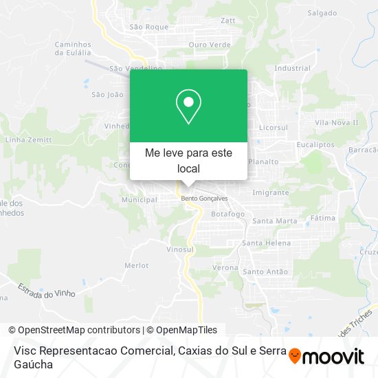 Visc Representacao Comercial mapa