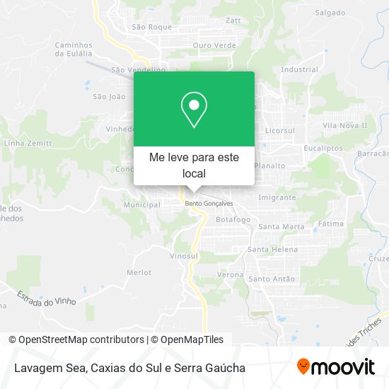Lavagem Sea mapa