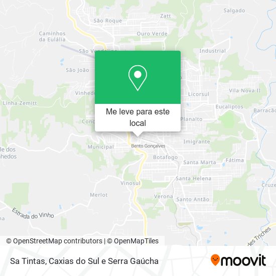 Sa Tintas mapa