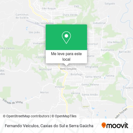 Fernando Veículos mapa