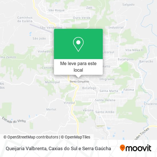 Queijaria Valbrenta mapa