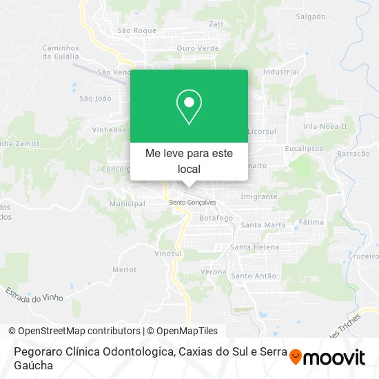 Pegoraro Clínica Odontologica mapa