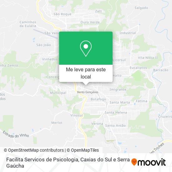 Facilita Servicos de Psicologia mapa