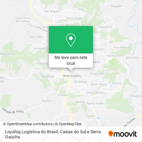Liquilog Logística do Brasil mapa