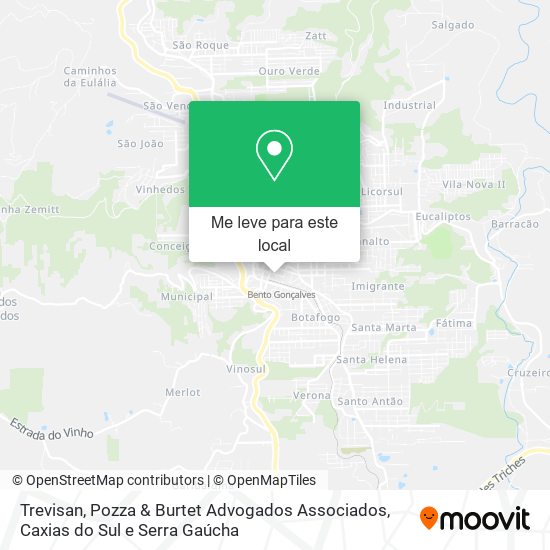 Trevisan, Pozza & Burtet Advogados Associados mapa