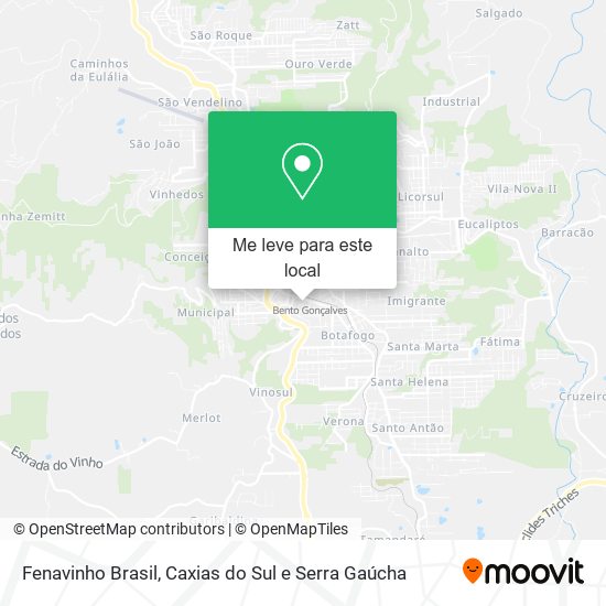 Fenavinho Brasil mapa
