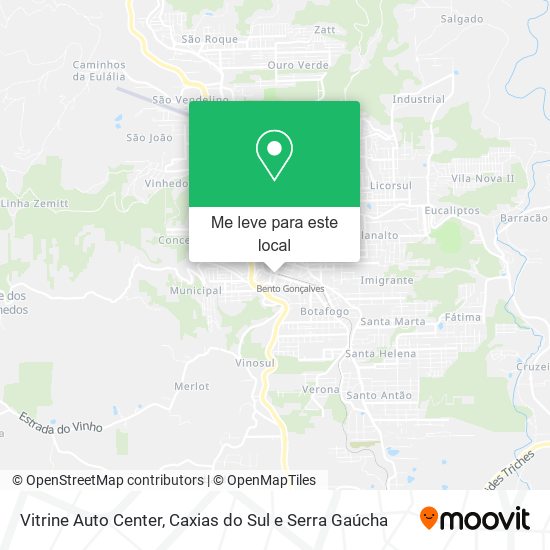 Vitrine Auto Center mapa