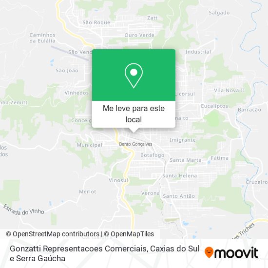 Gonzatti Representacoes Comerciais mapa