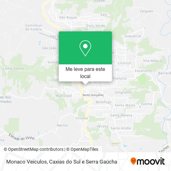 Monaco Veiculos mapa