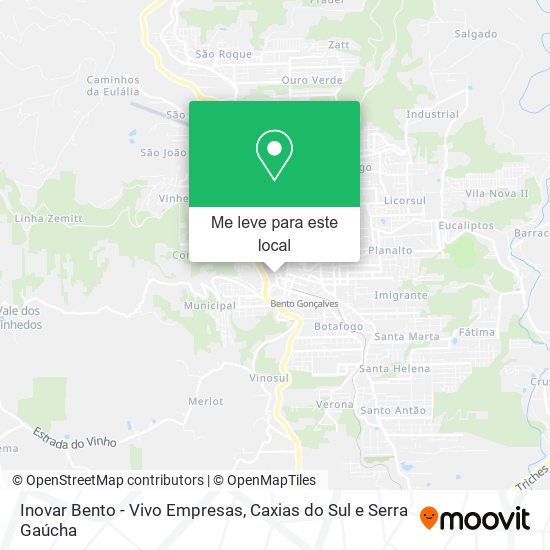 Inovar Bento - Vivo Empresas mapa