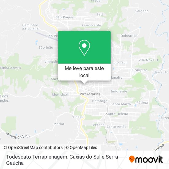 Todescato Terraplenagem mapa