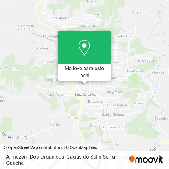 Armazem Dos Organicos mapa