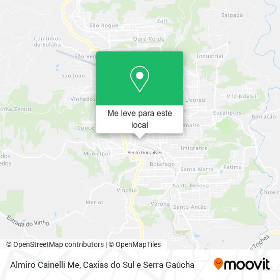 Almiro Cainelli Me mapa