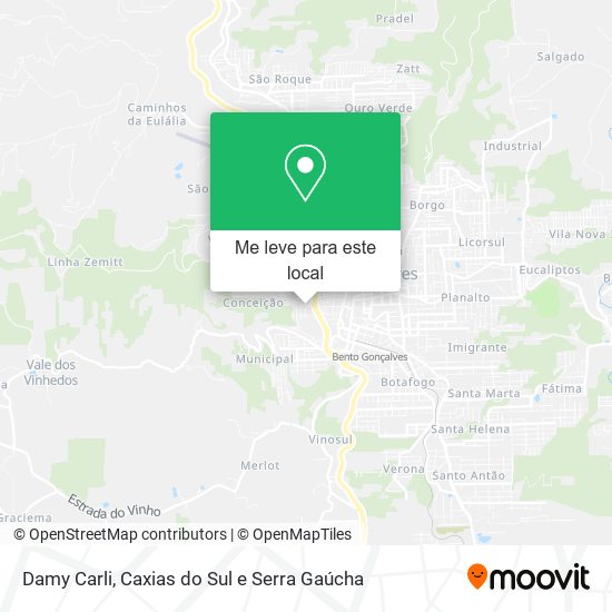 Damy Carli mapa