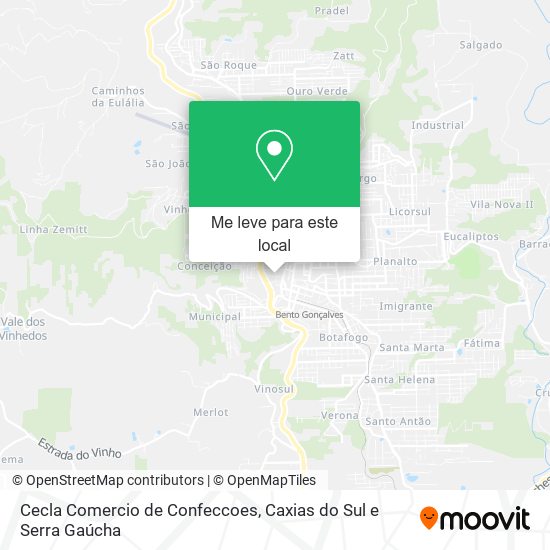 Cecla Comercio de Confeccoes mapa