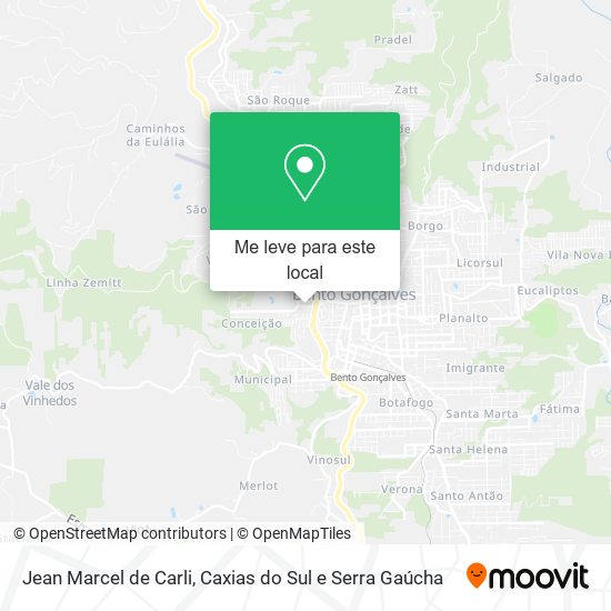 Jean Marcel de Carli mapa