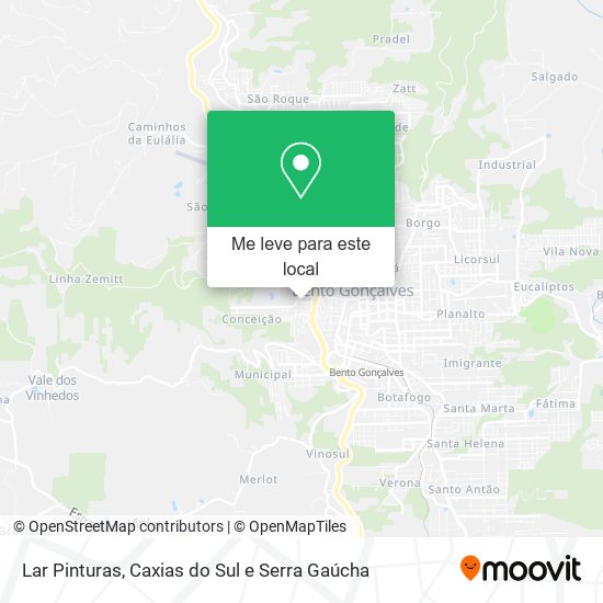 Lar Pinturas mapa