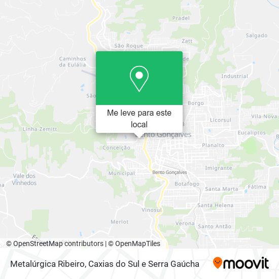 Metalúrgica Ribeiro mapa